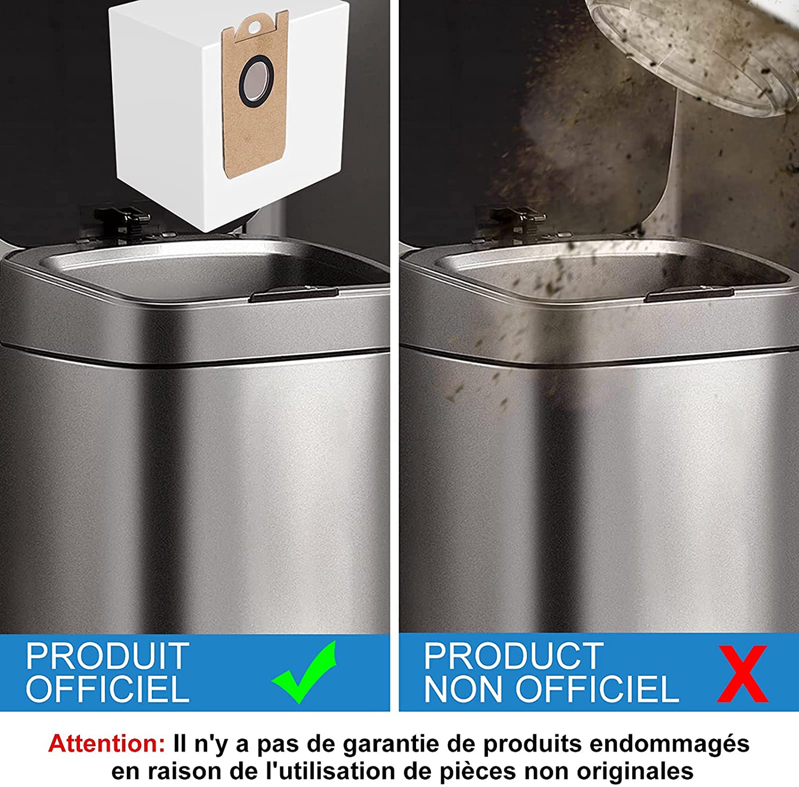 Sacchetti Polvere Di Ricambio Per Honiture Q6 | Confezione Da 10 Sacchi In Nylon Con Carboni Attivi | Compatibili - 4