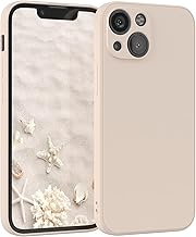EAZY CASE - Silikonhülle für iPhone 13 Mini Hülle Silikon Case Beige weich stoßfeste Handyhülle Schutzhülle mit Kameraschutz Dünn Premium Schutz Cover TPU Phone Bumper in Pastell Taupe Matt