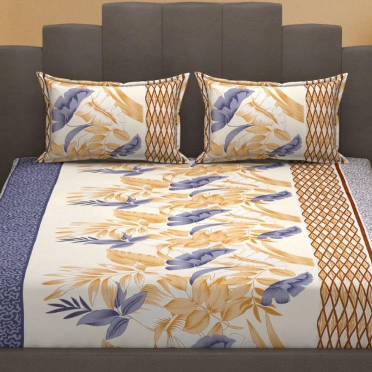 Mafatlal Luxe Lilac Bedsheet - Queen Size -14