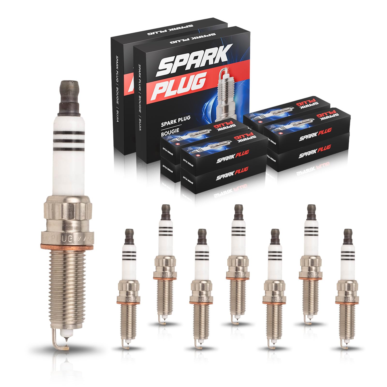 Amazon.com: ENA Set of 8 Double Iridium Spark Plug for ZR6SII3320