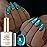 Born Pretty Cat Magnetic Eye Gel Nail Polish, Blue Melbourne Glitter Cat Magnetic Gel Nail Polish, Holographic Magnetic Nail Polish for Nail Art Manicure Salon DIY at Home 15ML
