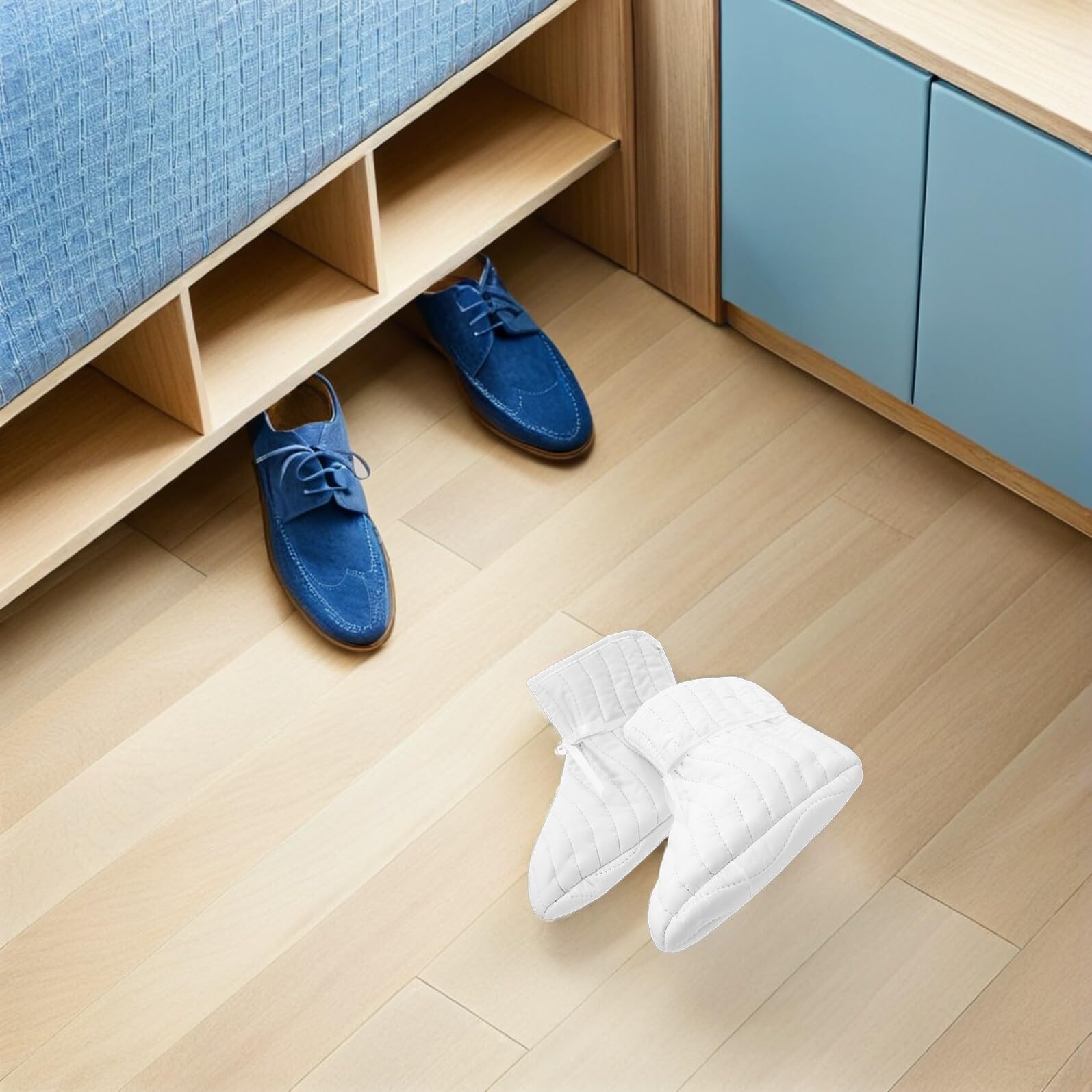 Hohopeti Baumwolle Herren-stiefelsocken Dicke Wintersocken Atmungsaktive Isolationssocken Strapazierfähige Arbeitssocken Verdickte Weiße Socken Bequeme Warme Socken Fischersocken