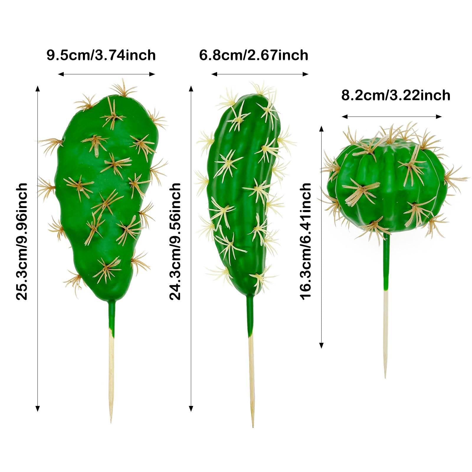 Cayway 10 Pz Succulente Piante Artificiali, Cactus di Artificiali Piante Grasse Finte Decorative Uncotted Faux Flower Succulente per Parete DIY Home Decor
