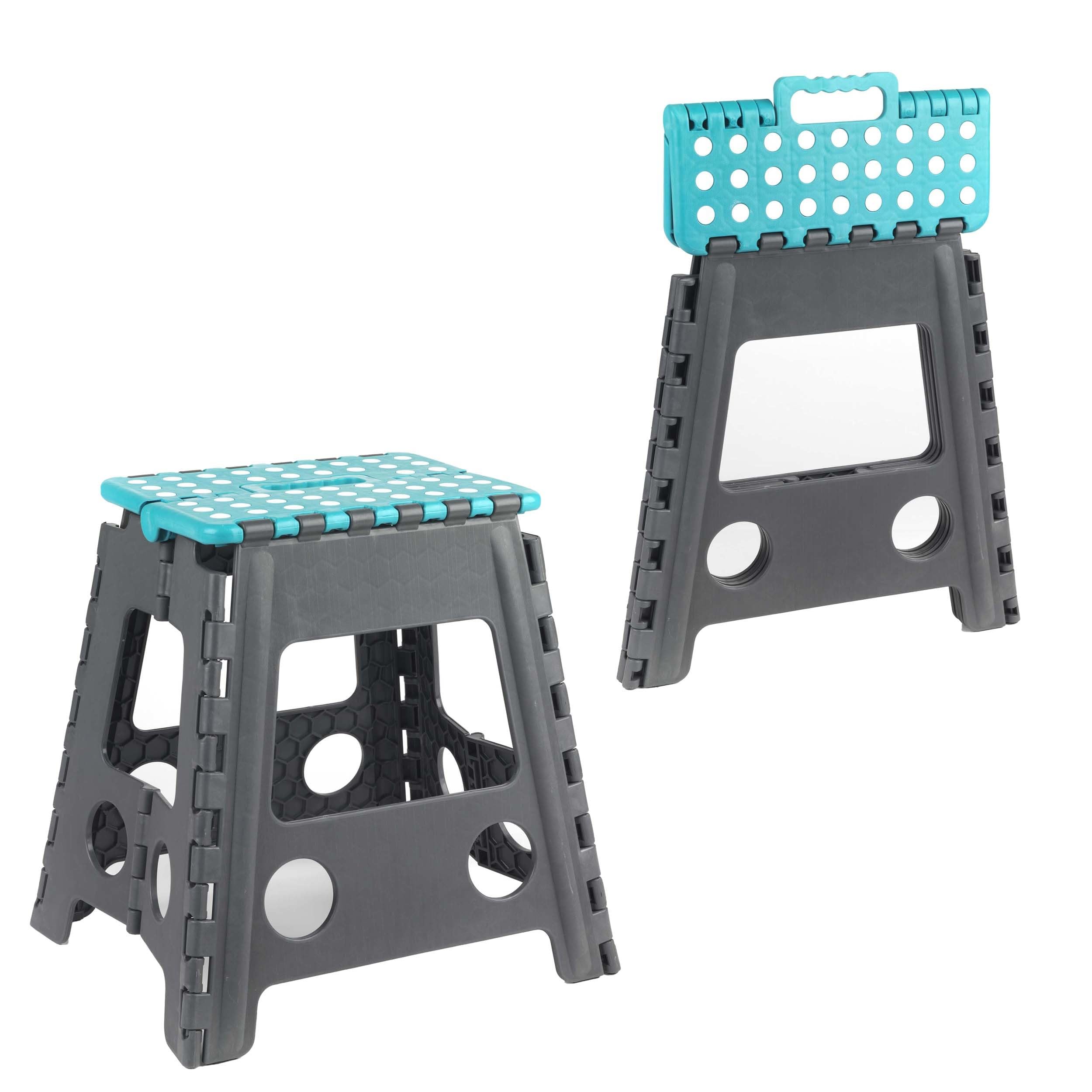 Beldray LA032487FEU6 Large Folding Stool-Lightweight Plastic Step