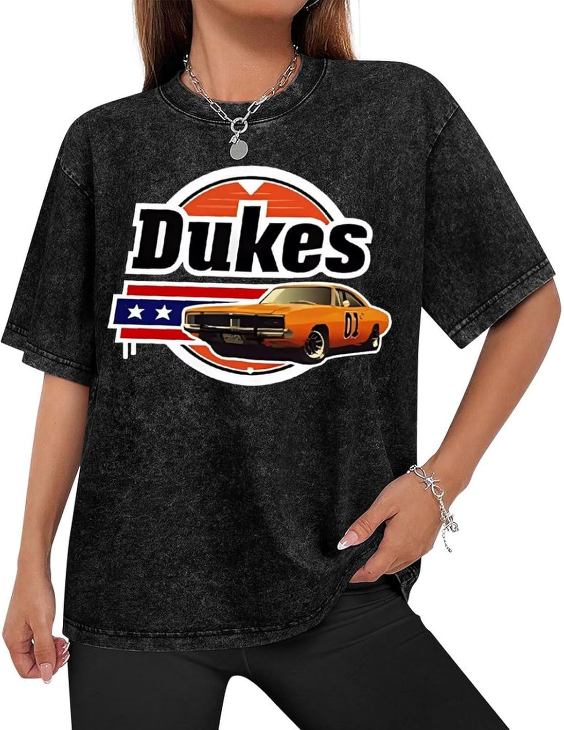 Man Crew Neck Short Sleeve Clothing for Hazzard Dukes Tshirts,Sports Tshirts for Birthday Gifts