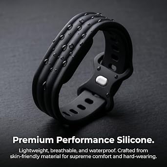 Google Fitbit Airフィットネストラッカー用シリコンバンド 2個パック 柔らかく通気性のある交換用ストラップ ピンアンドタッククロージャー付き 8色 軽量 スポーツリストバンド Fitbit Airスマートウォッチ用 女性用
