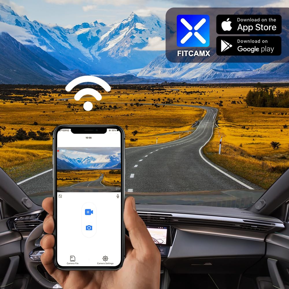 Fitcamx Dashcam 4K Compatible Avec Peugeot 308 2021 2022 2023