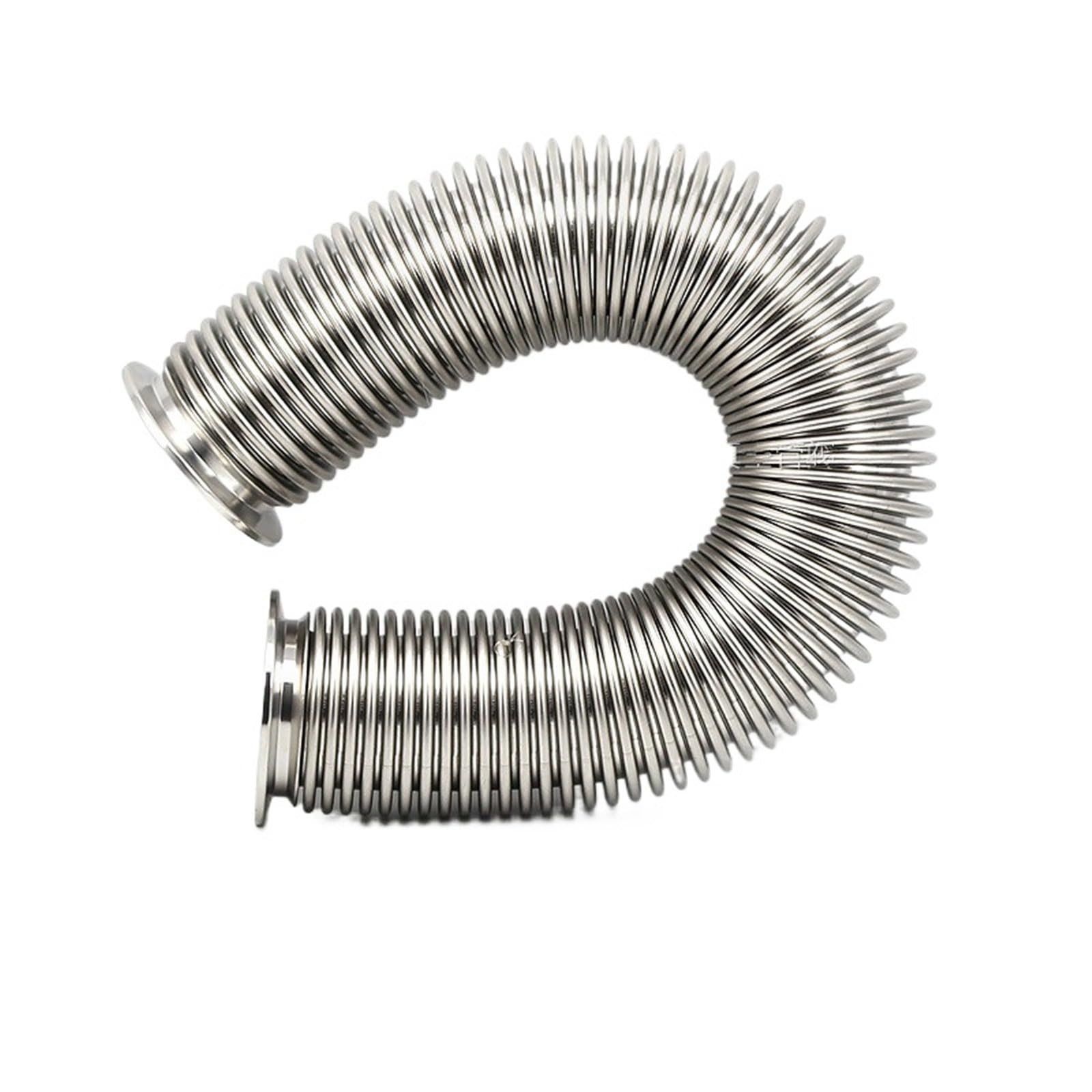 Conector de manguera de fuelle flexible de acero inoxidable 304 for destiladores al vacío - Longitud de 100-1000 mm(800mm)