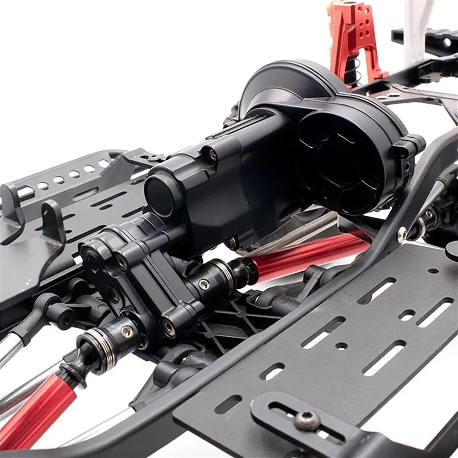 Per Axial Per SCX10 II 90046 90047 1/10 RC Crawler Auto Trasmissione Alluminio Cambio Completo Aggiornamenti Parti Accessori Ricambi Modellini RC