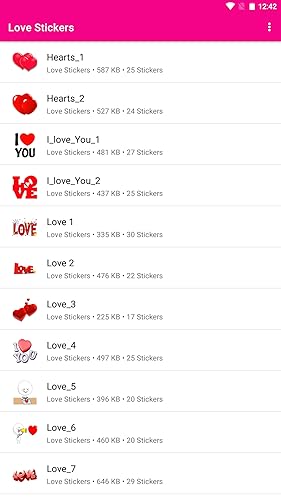 Cute & Lovely Heart Stickers For Signal, WhatsApp & Telegram | Stickers For Lovers (NO ADS)
