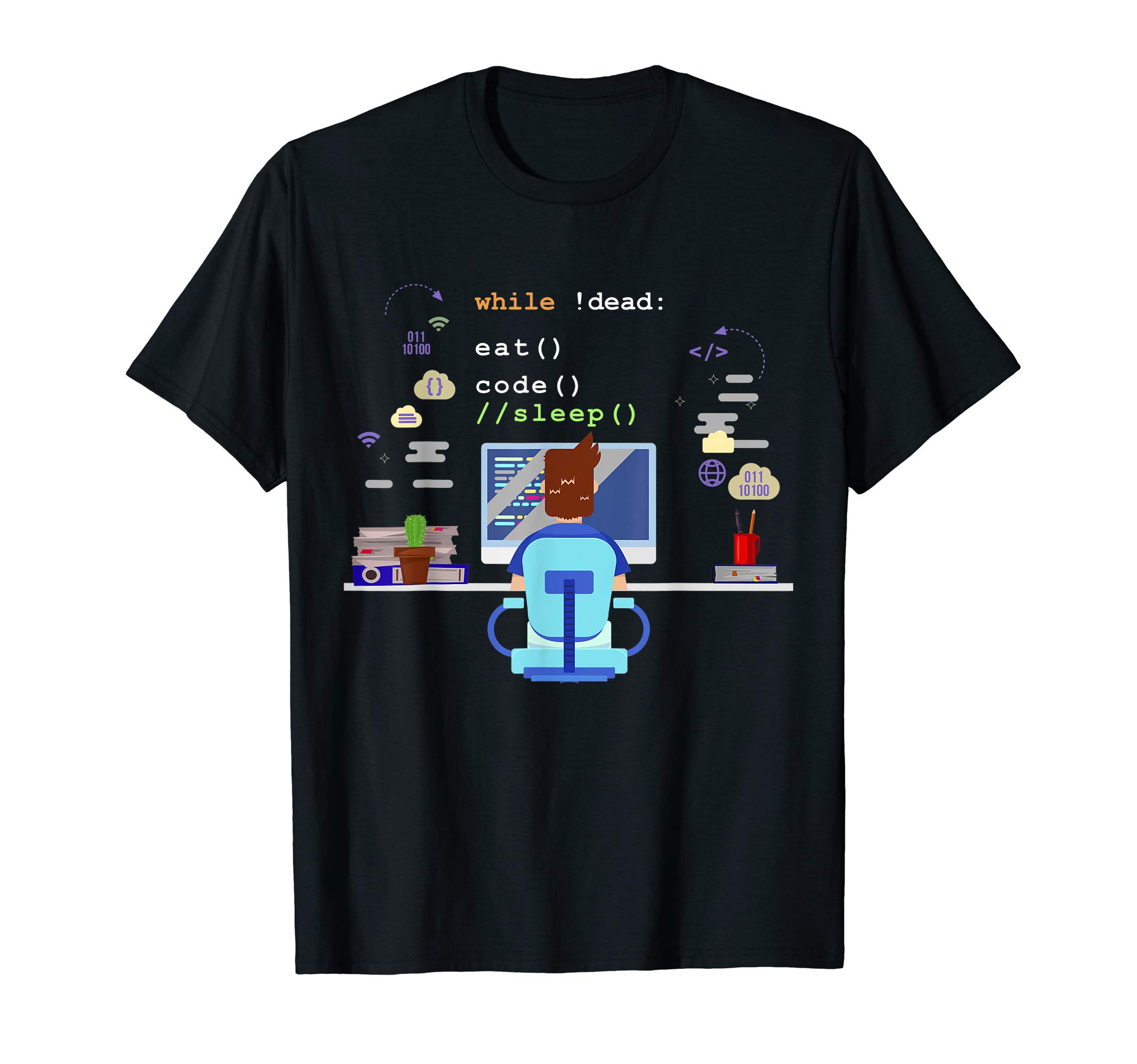 Computer Science Shirt | Programmer TeeEat Sleep Code Computer Science Programming Shirt T-Shirt