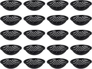 20 Pcs flowerpot bottom mat Flower Pot Hole Mesh Pad Round Plastic Flower Pot Hole Mesh Pad with Drainage Hole Flowerpot Bonsai Pads Mats Soil Loss 7. flower pot hole mesh mat 5cm flower pot gaskets