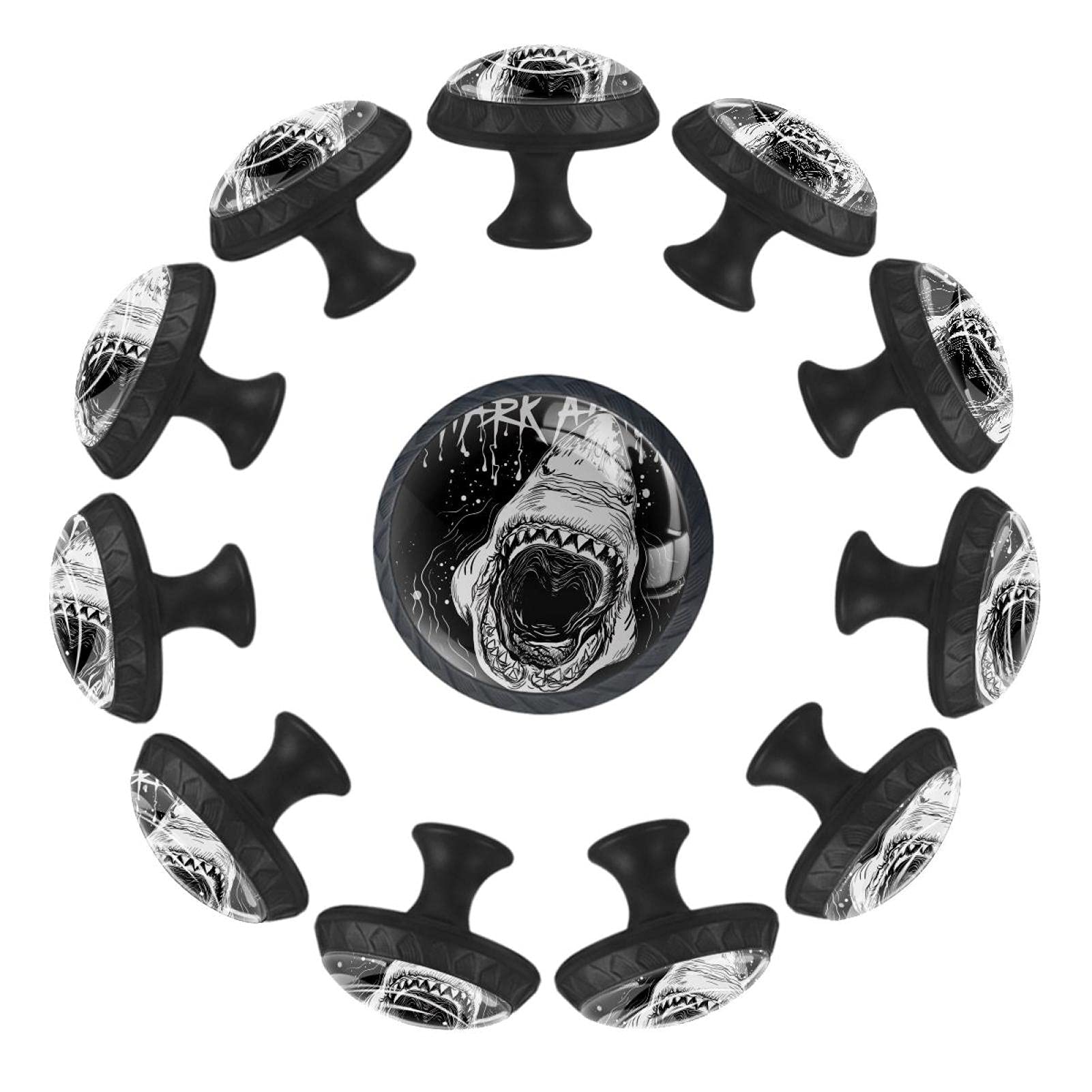 Boutons de tiroir requin 35 mm pour décorer la salle de jeux et la crèche