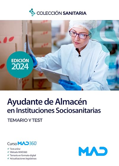 Ayudantes de Almacén en Instituciones Sociosanitarias. Temario y test