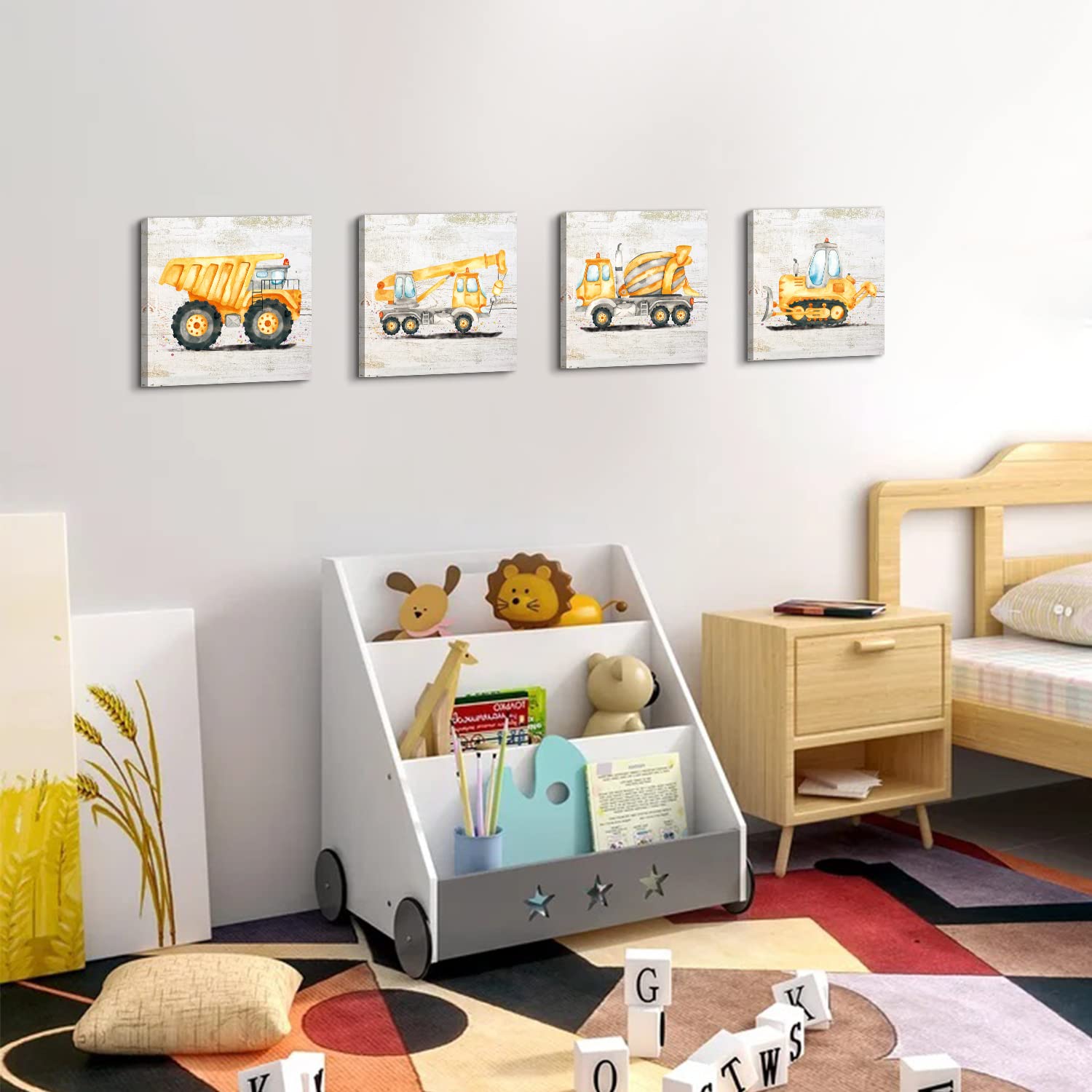 Minimalista Trattore E Bulldozer Disegni Da Colorare Per Bambini