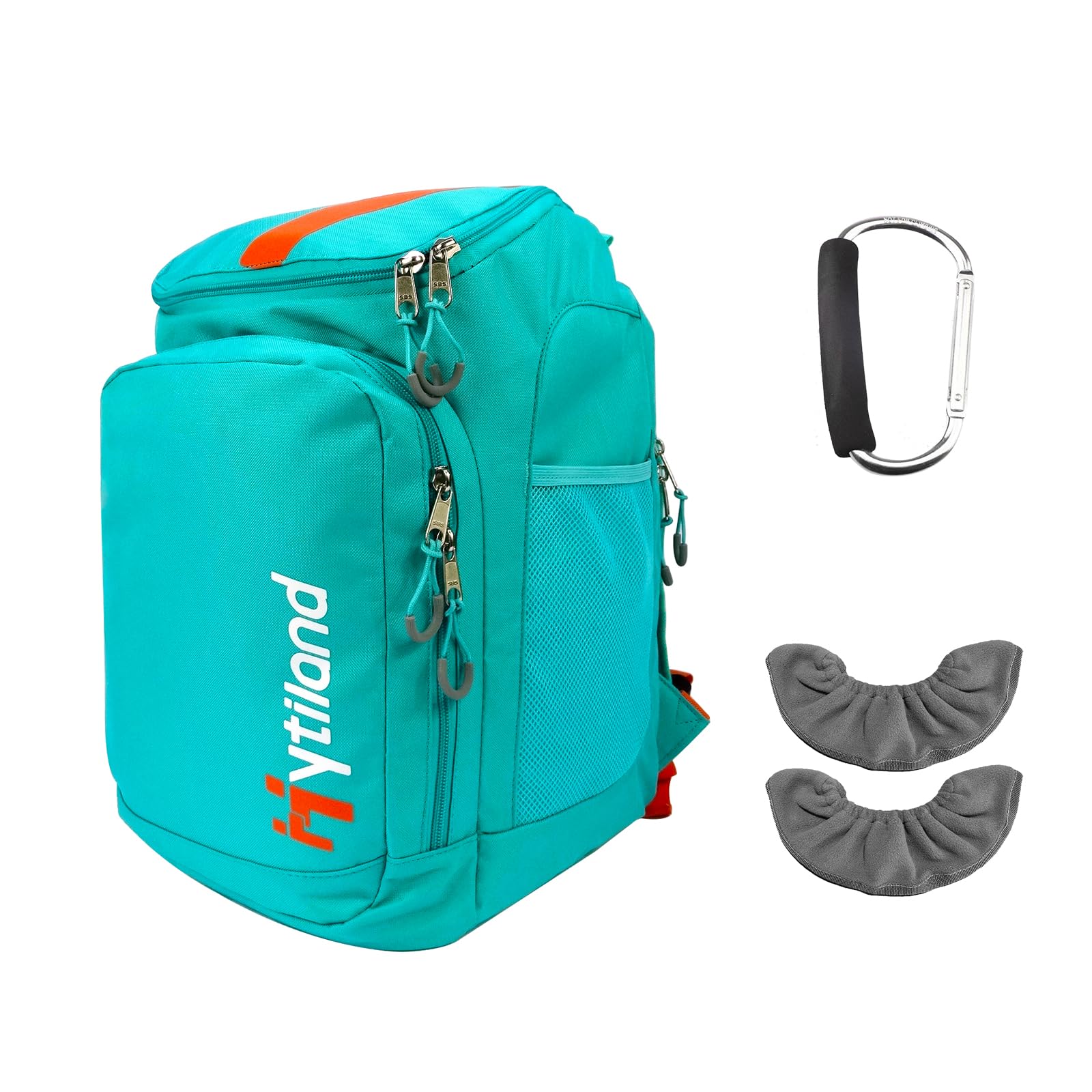 3 Pcs Roller Skate Bag Internal Waterproof Ice Skate Bag Roller Skate Backpack with Multi-Pockets Skate Bag Fits to Us Women and Man Skateing