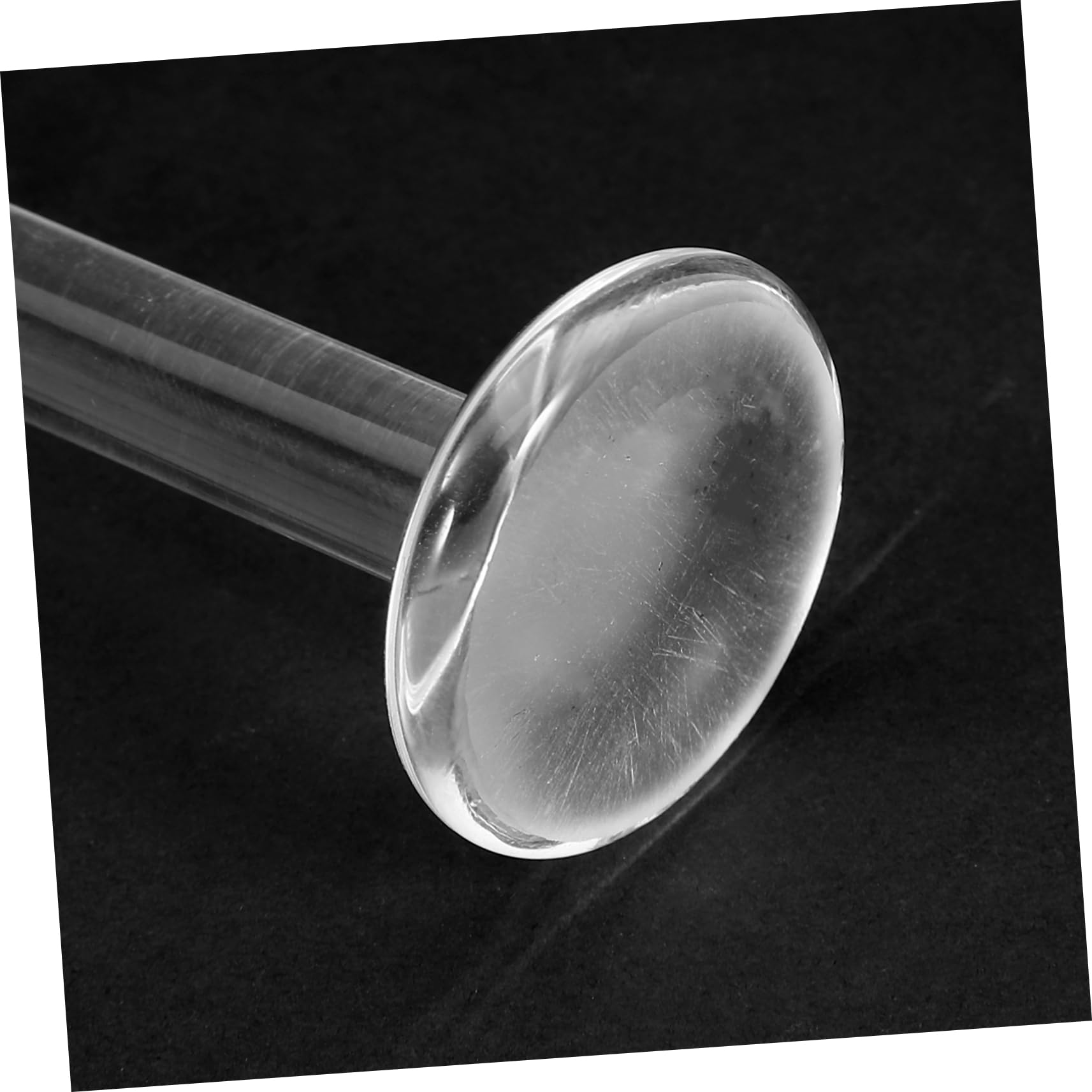 Gatuida Pestello da Laboratorio in Cristallo Sintetico per Pigmenti Base Piatta, Strumento Multifunzionale per Progetti Fai-da-te e Sperimenti di Laboratorio