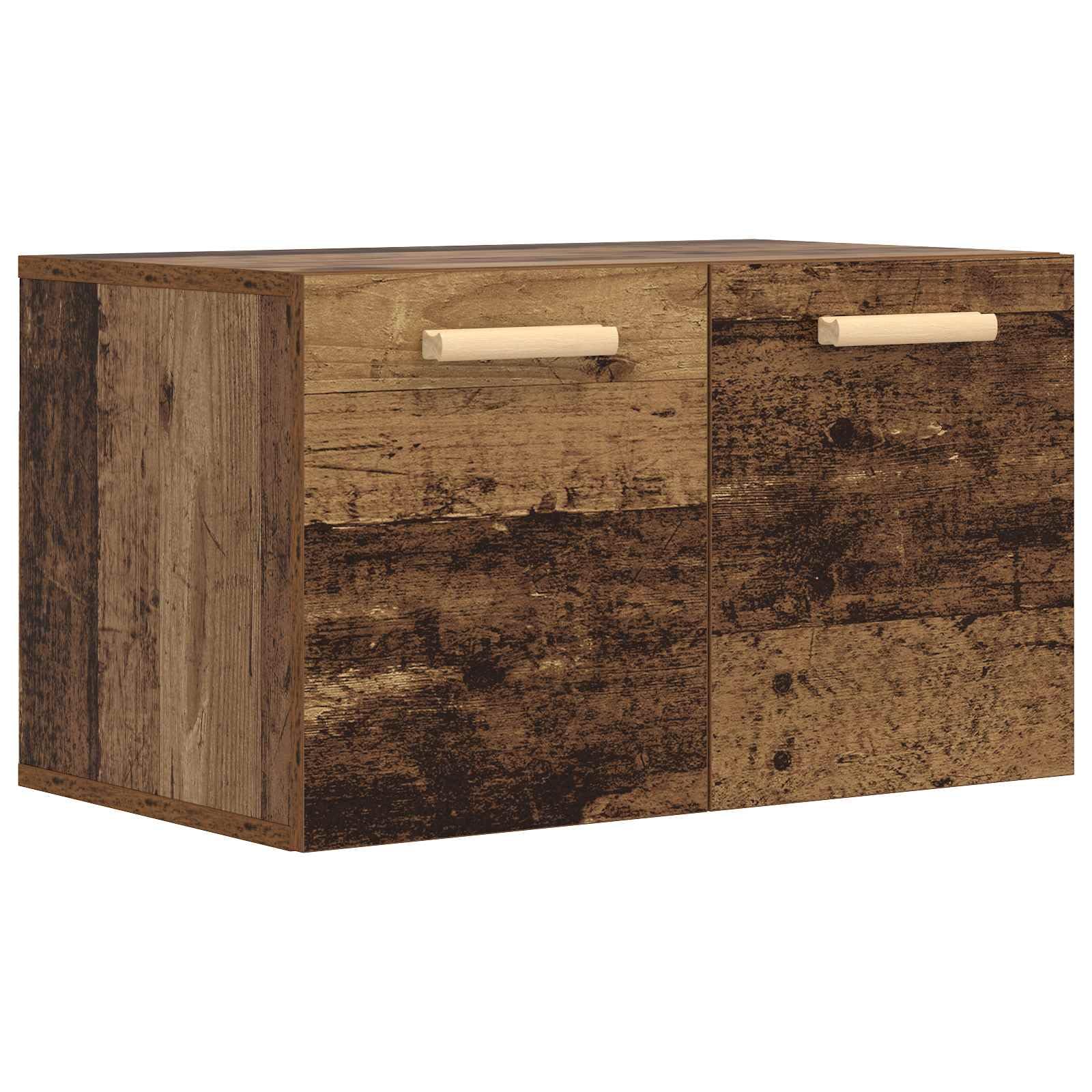 Wandschrank Altholz 60 x 36,5 x 35 cm Hängeschrank