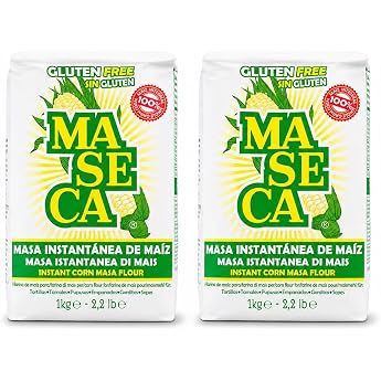 minafood Bundle for Corn Flour for Tortillas - Harina de Ma z 2 x 1 kg + Minafood Notepad 2 kg