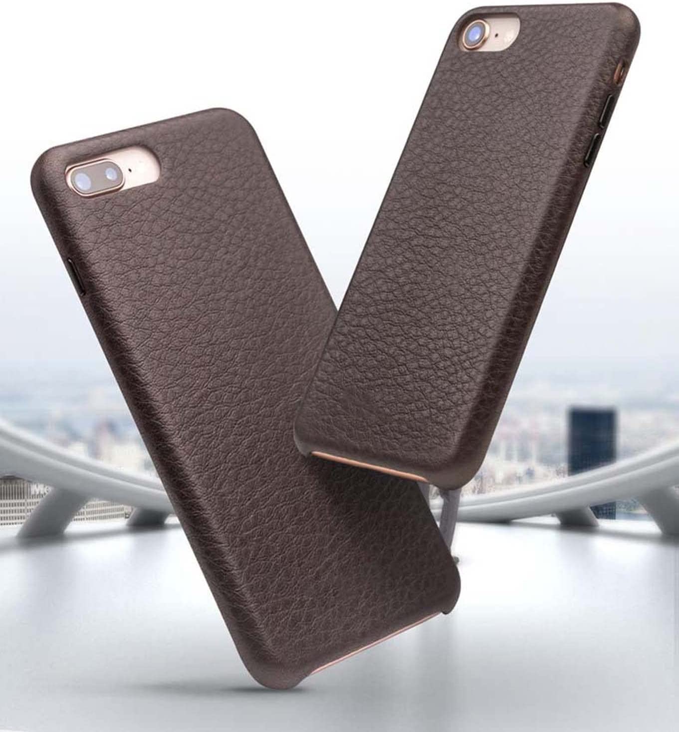 Amazon.com: KAPPDE Lychee Pattern Leather Phone Case, for