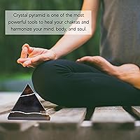 Vista 348 de Amazing Gemstone Amethyst Pyramid Crystal Healing Stones - 2" Great Pyramid Figurine of Natural Stone Pyramid for Meditation, Reiki, Chakra
