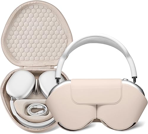 Miniatura 19 de Maxjoy para Apple Airpods Max Funda Inteligente, Funda Protectora de Cuero PU Suave Accesorios para Airpod Max con Modo de Suspensión, Funda de