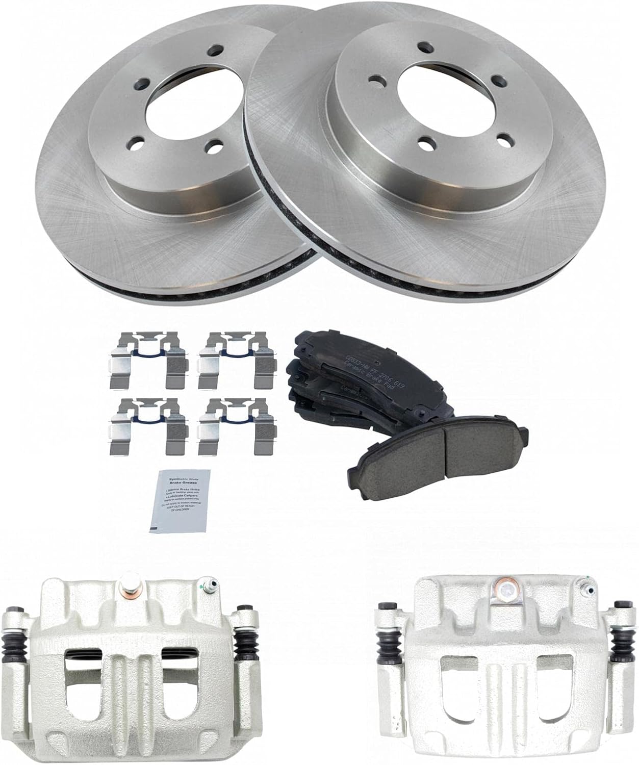 TRQ front brake pad and rotor kit for Ford Explorer/Mountaineer