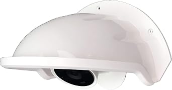 Universal Sun Rain Shade Camera Cover Shield for Nest/Ring/Arlo/Dome/Bullet Outdoor Camera - White