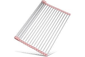 Tomorotec Pink Dish Drying Rack