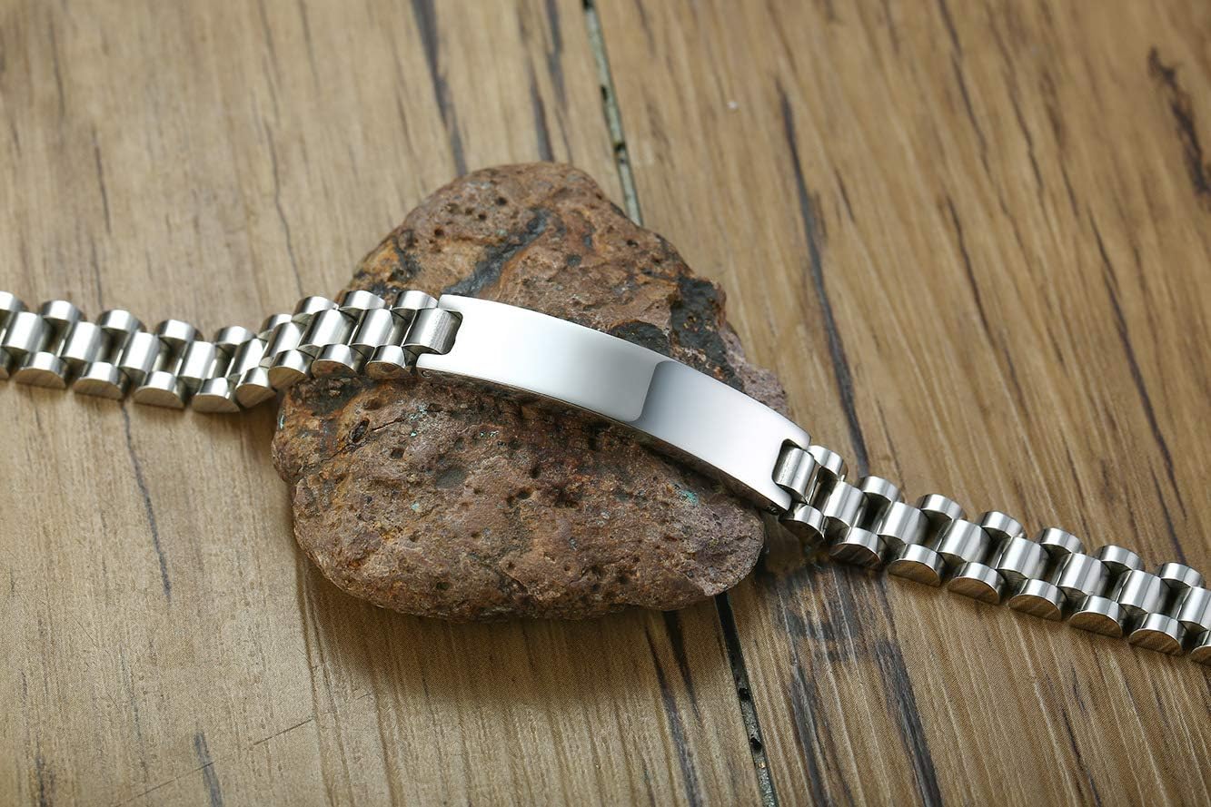 Set of 2-Her Cowboy&His Angel Two-Tone Stainless Steel Stainess Steel Adjustable Couple Link Bracelet for Him Her,Valentine's Day for Wife Husband