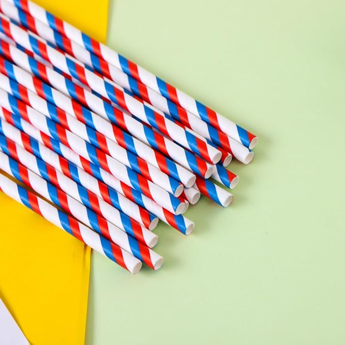 Pitillos de papel patrioticos Independence Day 200 pcs miniatura 5