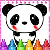 Glitter Baby Panda Coloring Book - 2021