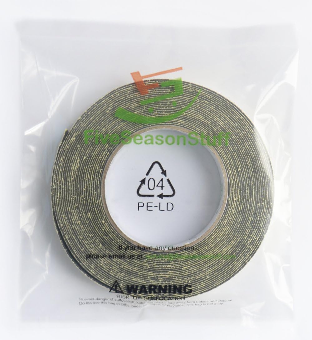 FiveSeasonStuff All Season Industrial Strength Single Sided Self-Adhesive Black Foam Tape - Image 5