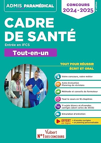 Concours Cadre de santé - Entrée en IFCS - Tout-en-un: Concours 2024-2025