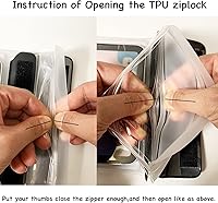 Vista 6 de Funda impermeable para lector de libros electrónicos, bolsa para lector de libros electrónicos, bolsa seca para Yaxa Kindle Paperwhite Oasis Fire