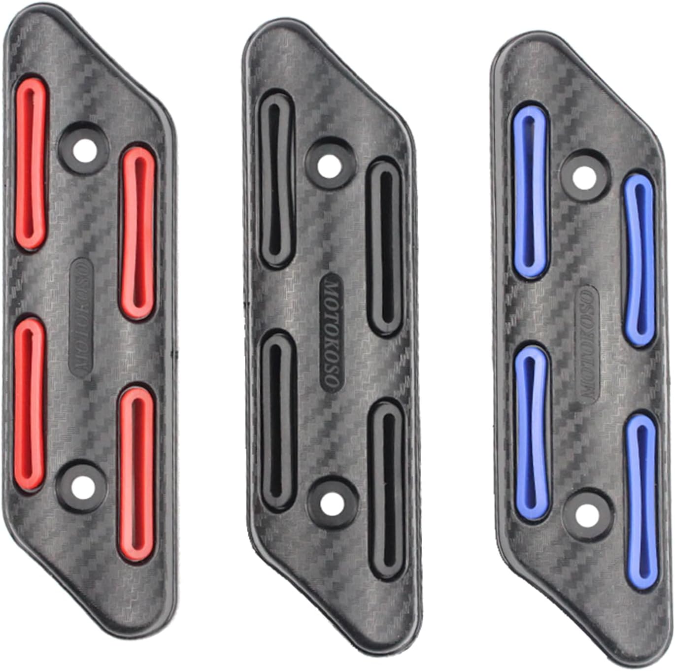 Motorcycle Exhaust Protector Can Dirt Bikes Accessories Silicone Guard Anti-hot Black