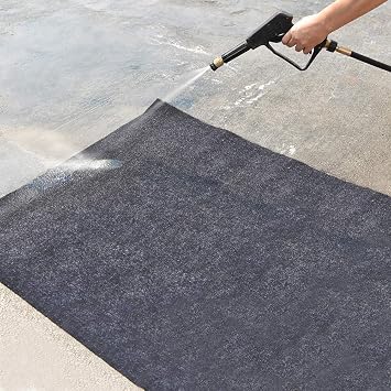 Under the Turkey Fryer Mat,Absorb Oil and Water,Protects BBQ Deck or Patio from Oil,Grease,and Spills, Slip Resistant and Waterproof (Turkey Fryer Mat:36inches x 30inches)