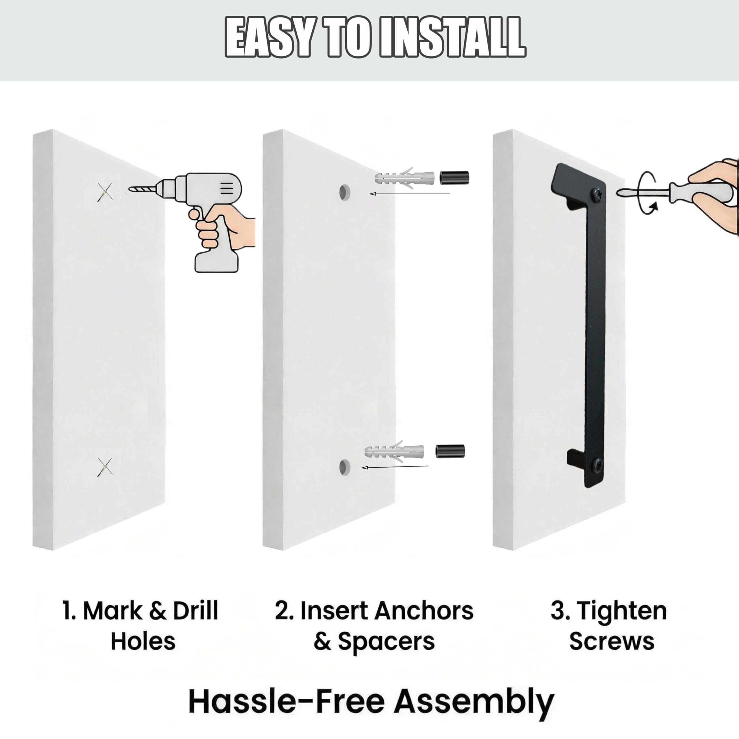 Números de casa de aluminio, números de exterior para el hogar, números de dirección personalizables, metal de aluminio moderno, resistente a la intemperie, fácil instalación (0, 5 pulgadas, dorado)
