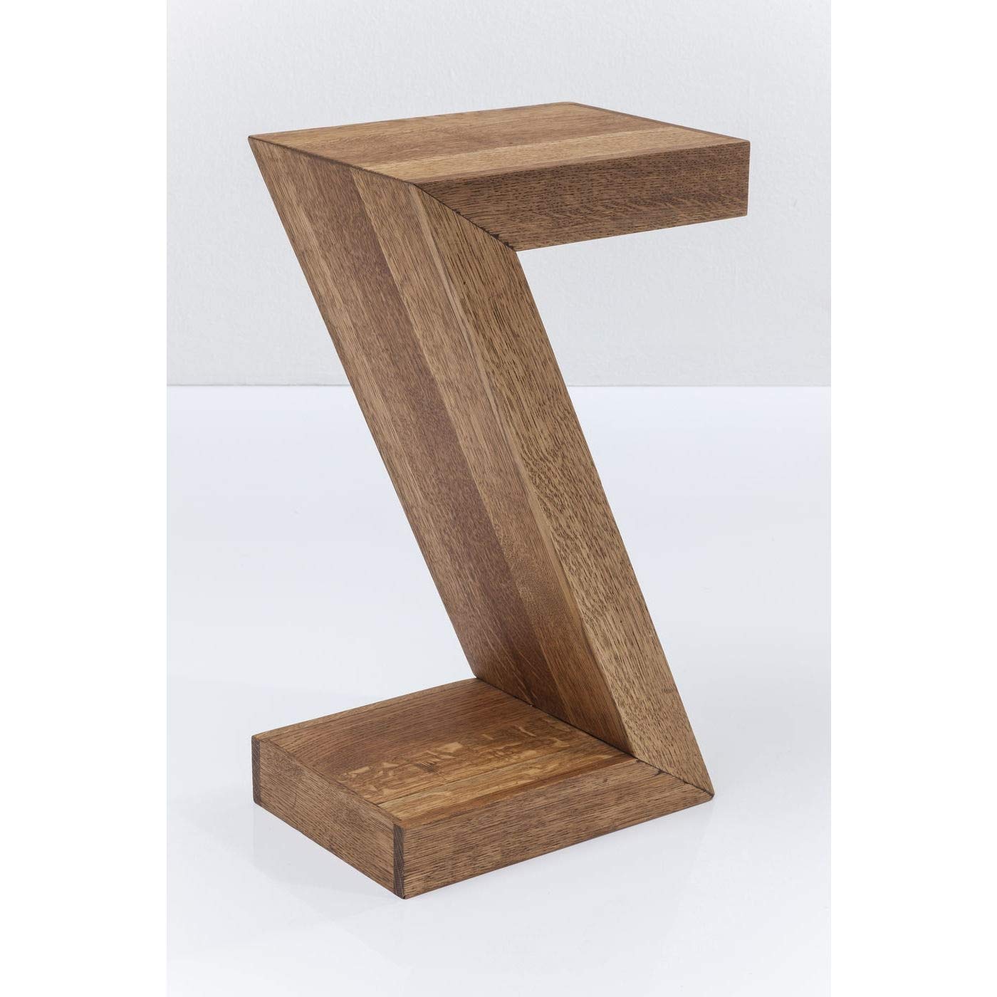 Kare Design Beistelltisch Authentico Z, Braun, Holz, Boho, Nachttisch, Couchtisch für Wohnzimmer, Schlafzimmer, Büro, 55x30x20cm (H/B/T)
