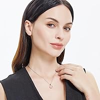 Vista 78 de Natural Jade Necklace for Women Sterling Silver Adjustable Handmade Green Jade Pendant Necklaces Healing Crystal Necklace Good Luck Gift for Her