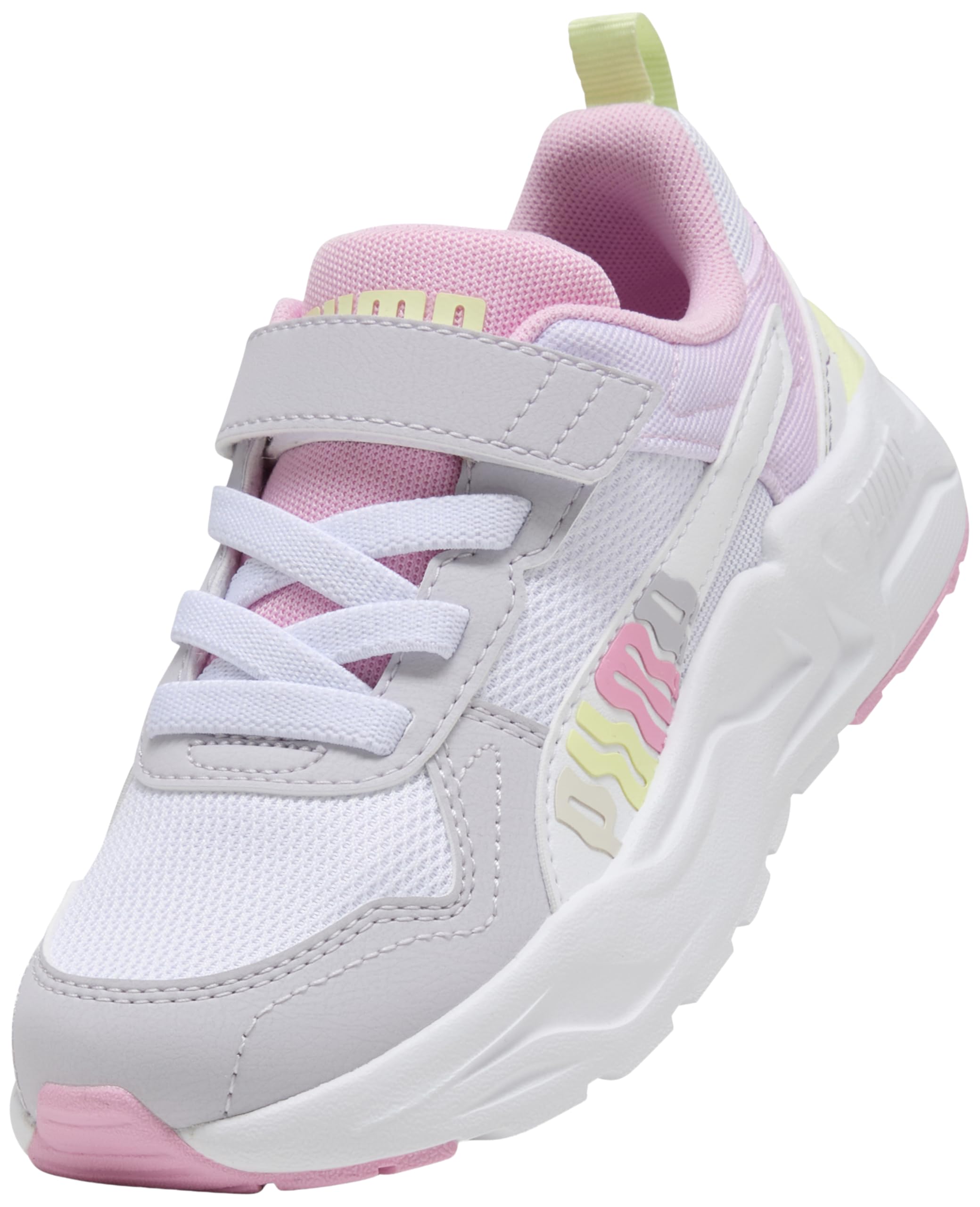 PUMA Trinity 2 LT Come ON AC+ PS Sneaker, Lavender Pop White-Apple Spritz, 12.5 UK Bambino, Lavender Pop PUMA White Apple Spritz, 31.5 EU