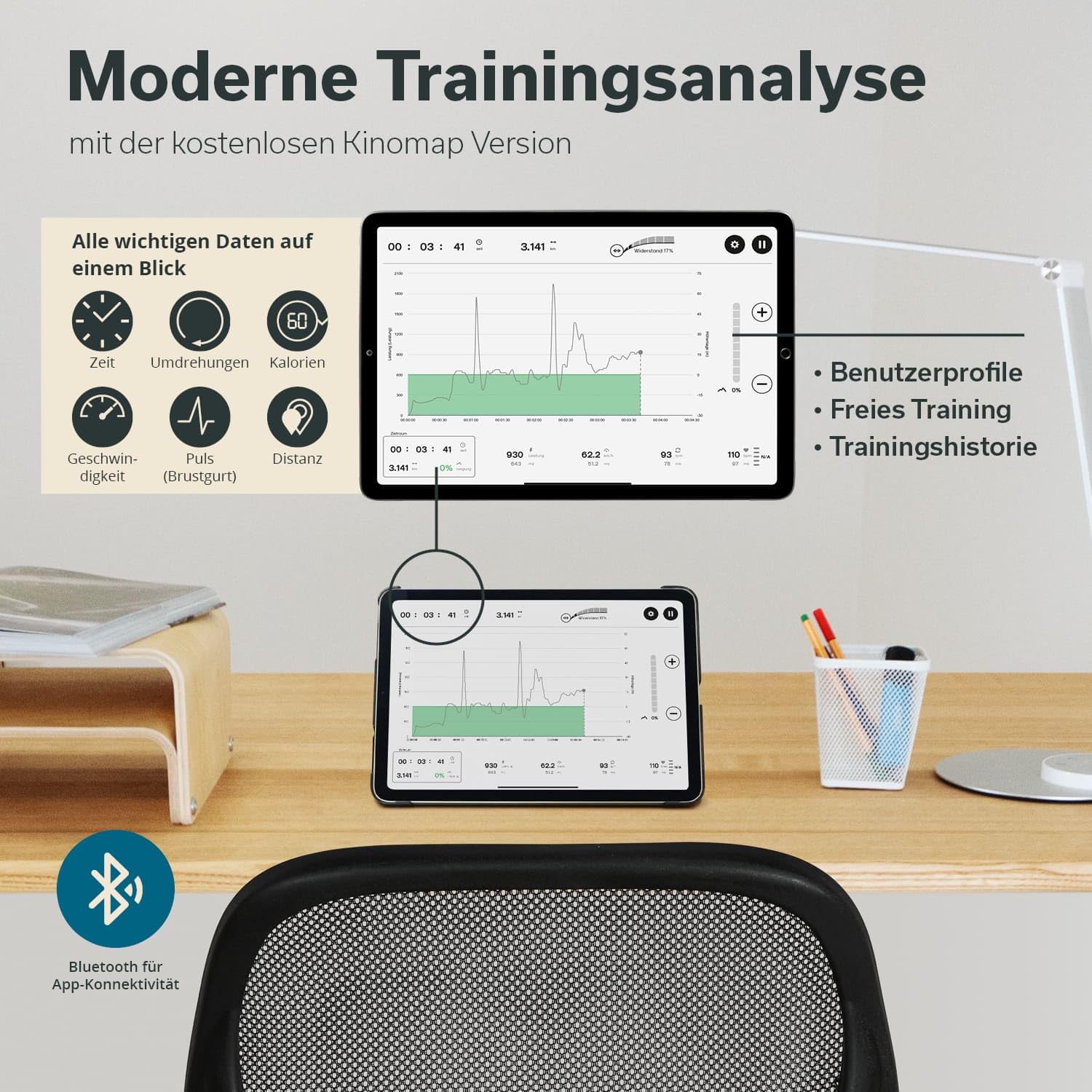Skandika Pedaltrainer Liten Arm- und Beintrainer Mini Heimtrainer Minitrainer für zu Hause, Büro und Schreibtisch | LCD Trainingscomputer, 8 Stufen, Magnetbremse | 110kg Benutzergewicht