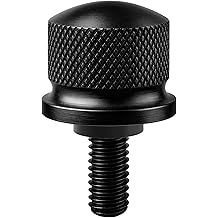 WHTCHSU Black Aluminum Alloy Seat Bolt Screw Suitable to for Harley Davidson 1996-2024(1 Pc Bolt)