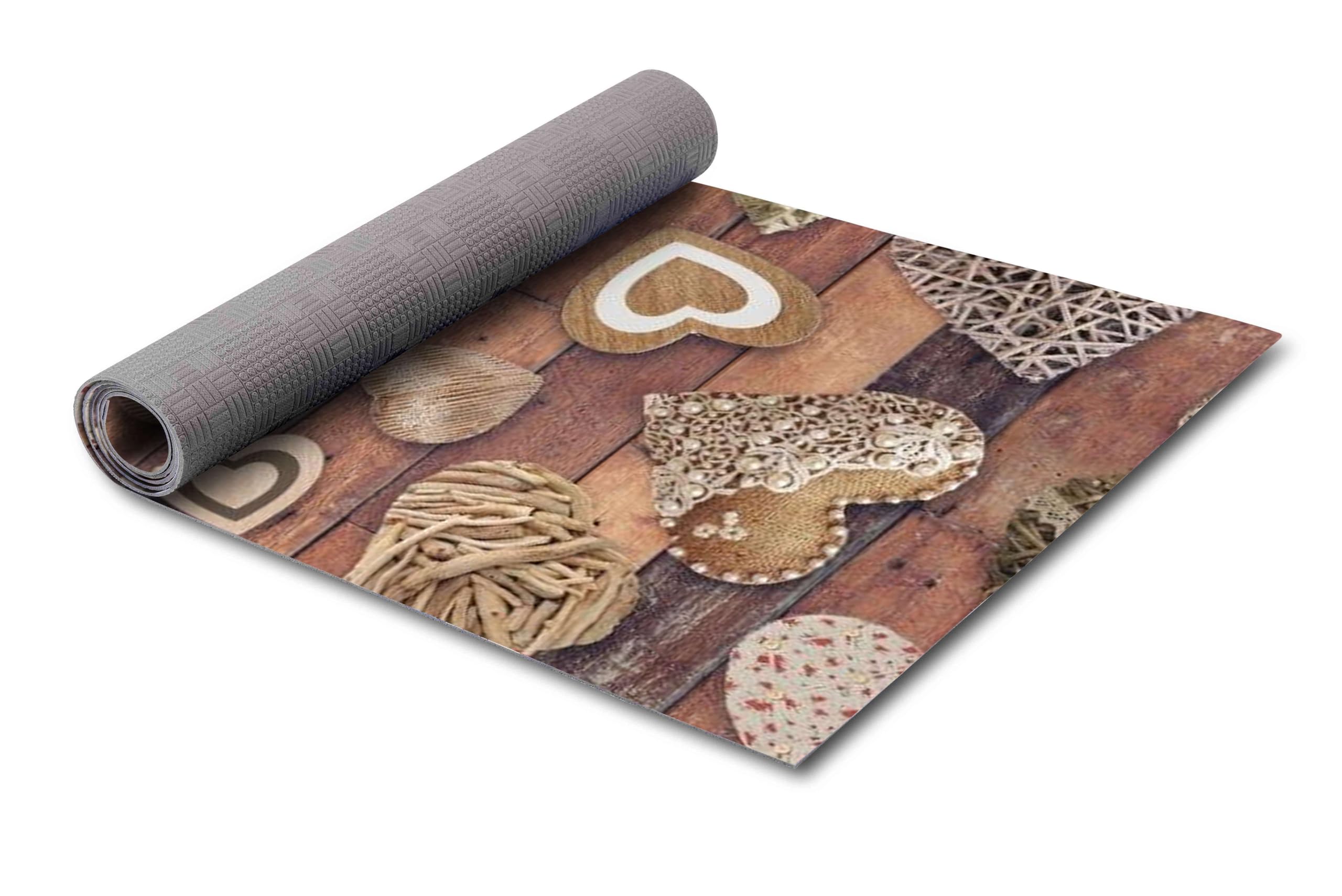 Tappeto Runner Cucina Moderno Antiscivolo E Lavabile 5 Metri, Colorato 3D, 110x500cm, Personalizzabile - Facile Da Pulire - 2