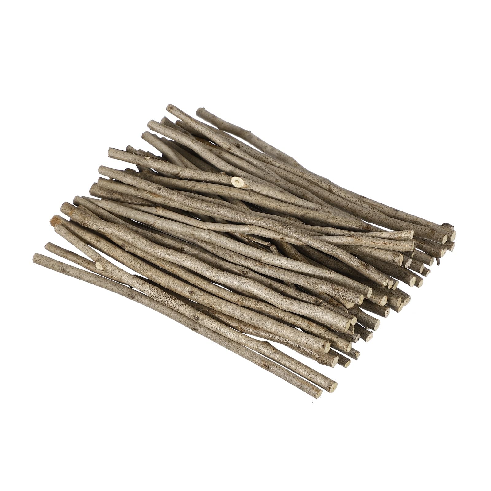 Bâtons de bois naturel de 12 pouces PATIKIL pour bricolage et ornementation, lot de 50