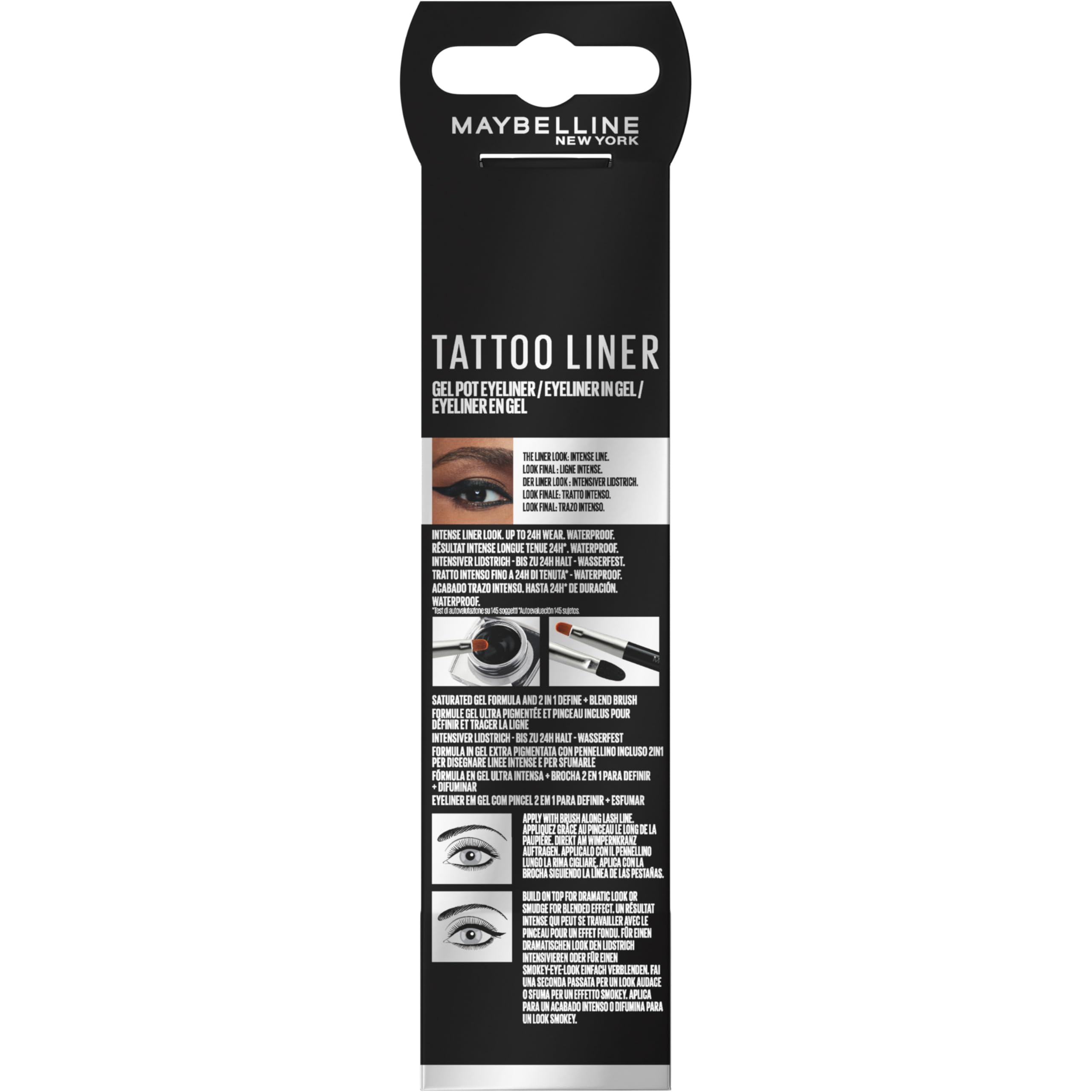 Maybelline Tattoo Liner Gel Eyeliner 01 Black, 950 Blackest Black, 3 g (Pack of 1) - Image 2