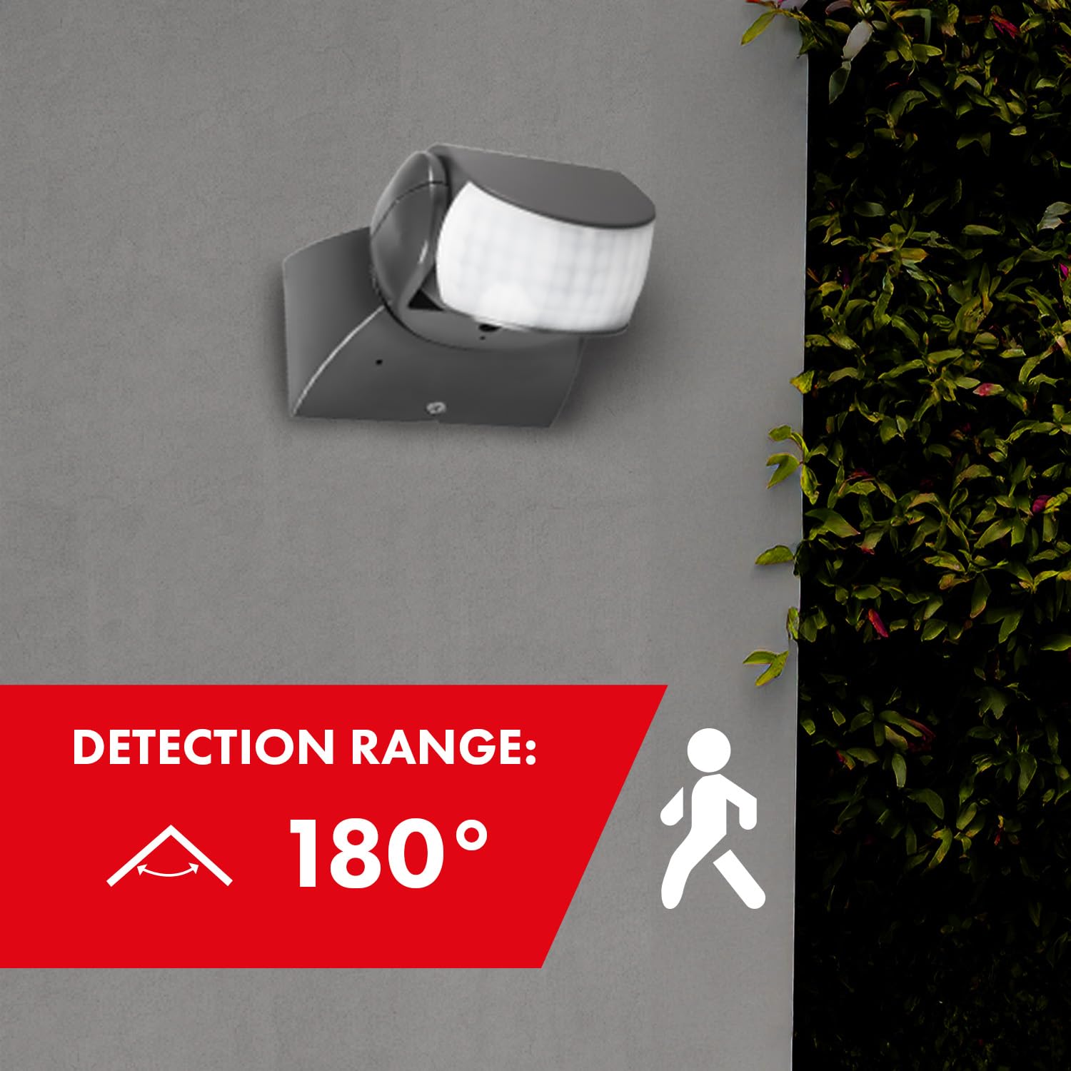 Maclean MCE201 GR Infrared PIR Motion Sensor Movement Detector IP65 Grey Range 12m - Image 4