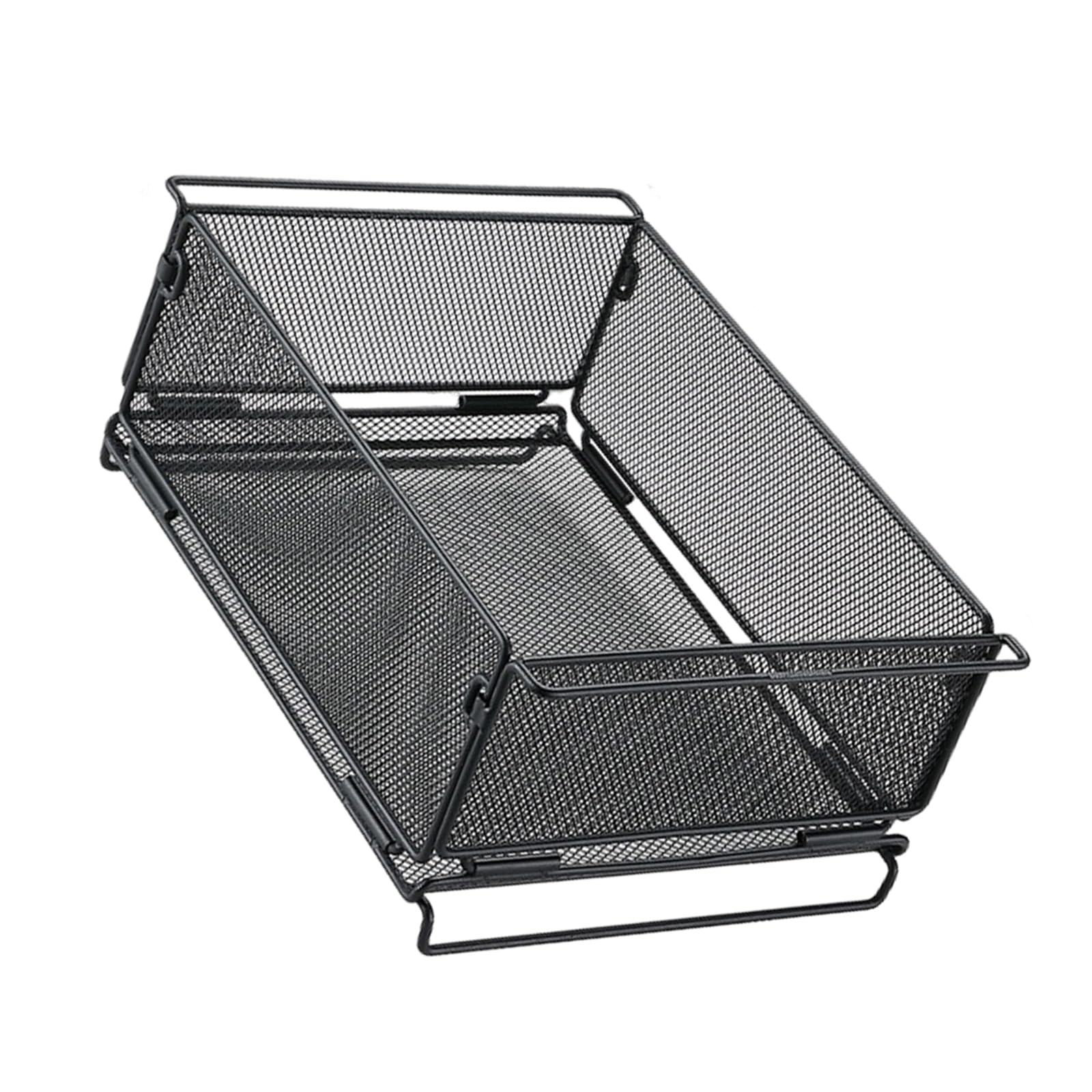 Scolapasta pieghevole in metallo da campeggio, filtro per acqua, contenitore per stazioni da cucina, montaggio pieghevole, organizer da cucina all'aperto
