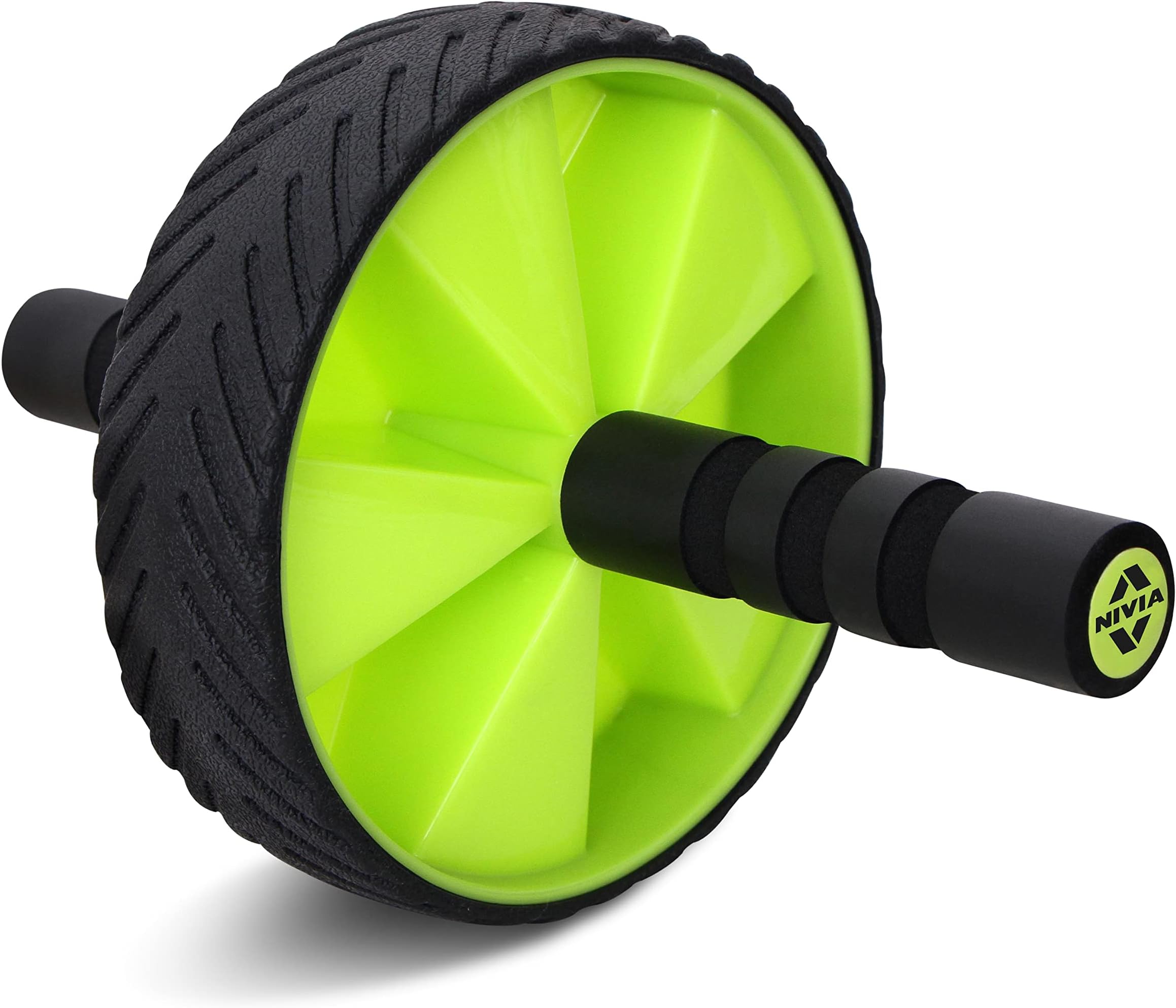 Nivia AB Roller 2.0, Ab Wheel, Core Workouts For Men and Women, Home Workout - Multicolor