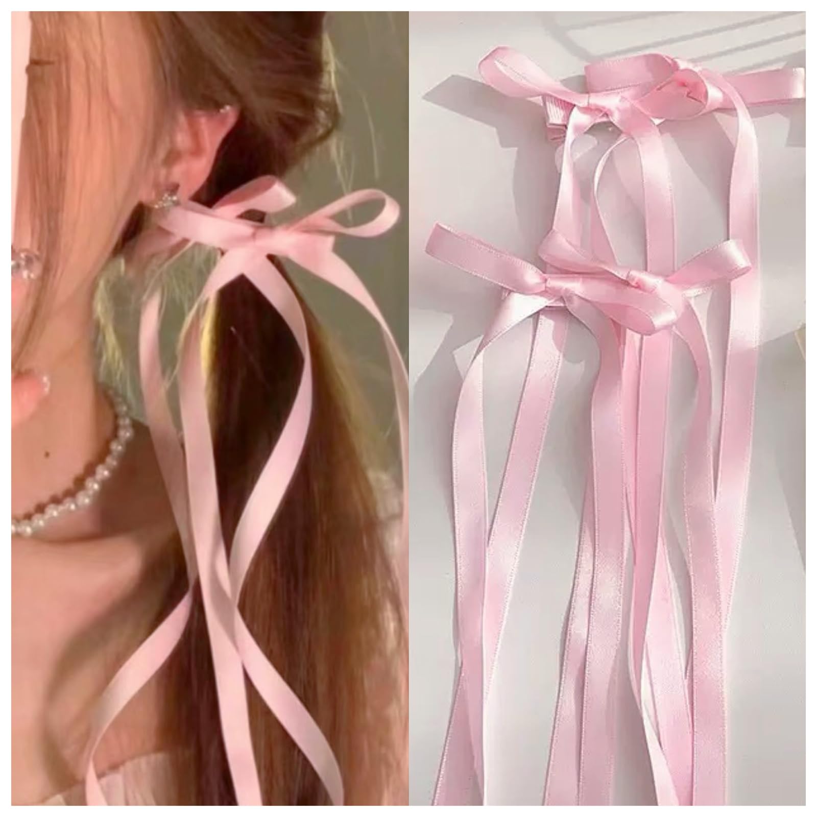 Amazon.co.jp: MISS MUMUヘアアクセサリー ヘアクリップ リボン